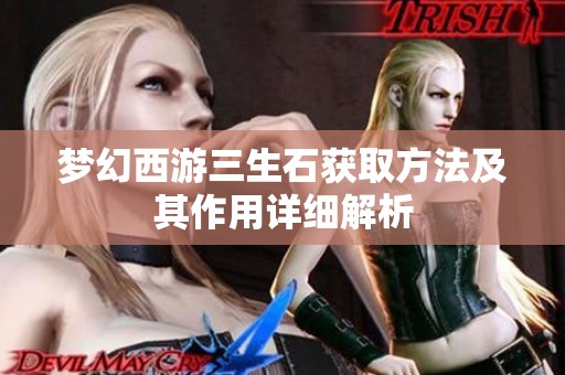 梦幻西游三生石获取方法及其作用详细解析