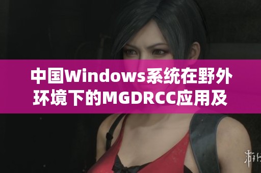 中国Windows系统在野外环境下的MGDRCC应用及发展探索