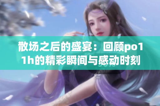 散场之后的盛宴：回顾po11h的精彩瞬间与感动时刻