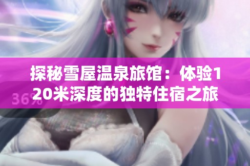 探秘雪屋温泉旅馆：体验120米深度的独特住宿之旅