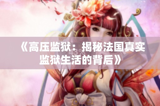 《高压监狱：揭秘法国真实监狱生活的背后》