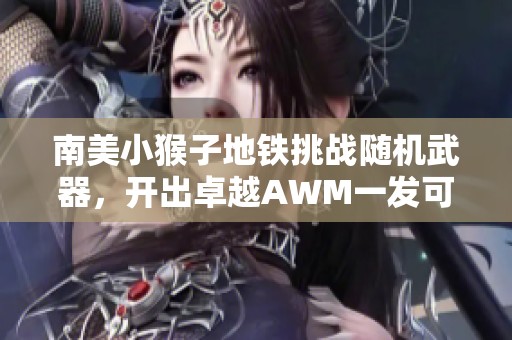 南美小猴子地铁挑战随机武器，开出卓越AWM一发可爆七级头？