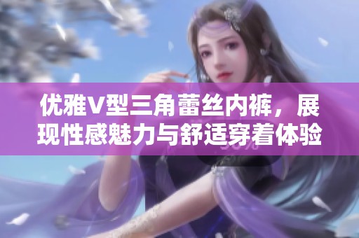 优雅V型三角蕾丝内裤，展现性感魅力与舒适穿着体验