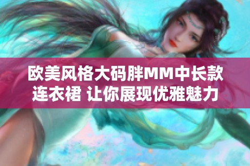 欧美风格大码胖MM中长款连衣裙 让你展现优雅魅力