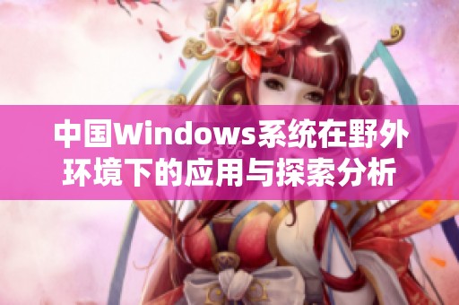 中国Windows系统在野外环境下的应用与探索分析