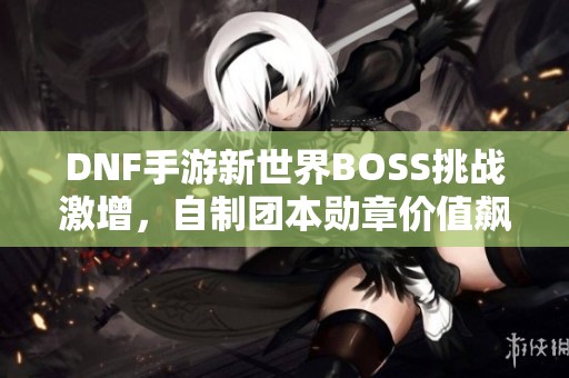 DNF手游新世界BOSS挑战激增，自制团本勋章价值飙升预告