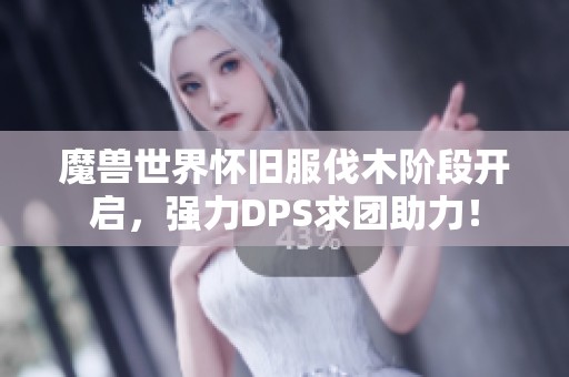 魔兽世界怀旧服伐木阶段开启，强力DPS求团助力！