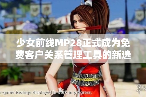 少女前线MP28正式成为免费客户关系管理工具的新选择