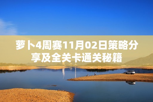 萝卜4周赛11月02日策略分享及全关卡通关秘籍