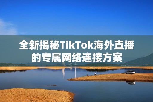 全新揭秘TikTok海外直播的专属网络连接方案