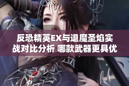 反恐精英EX与退魔圣焰实战对比分析 哪款武器更具优势和实用性