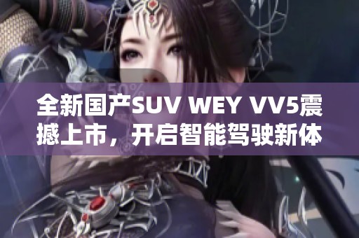 全新国产SUV WEY VV5震撼上市，开启智能驾驶新体验