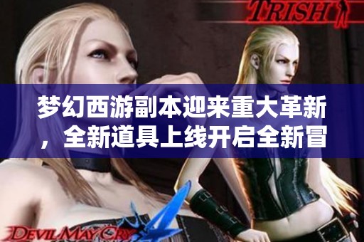梦幻西游副本迎来重大革新，全新道具上线开启全新冒险时代