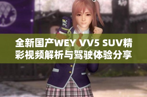 全新国产WEY VV5 SUV精彩视频解析与驾驶体验分享