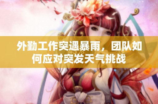 外勤工作突遇暴雨，团队如何应对突发天气挑战