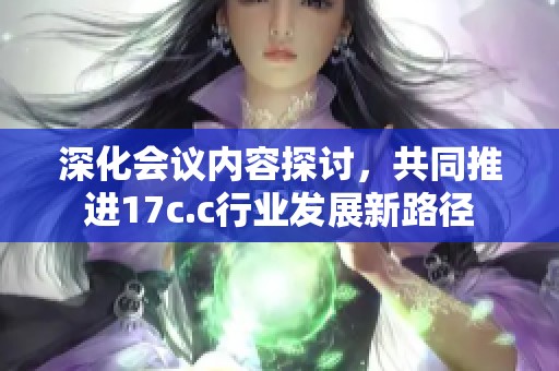 深化会议内容探讨，共同推进17c.c行业发展新路径