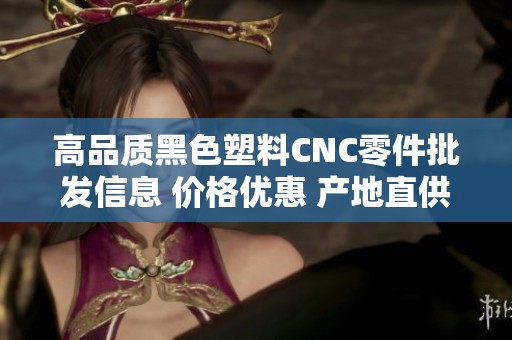 高品质黑色塑料CNC零件批发信息 价格优惠 产地直供 提高工业效率的理想选择