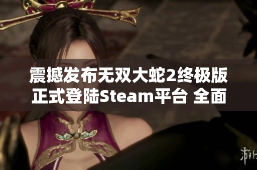 震撼发布无双大蛇2终极版正式登陆Steam平台 全面支持中文玩家体验新篇章