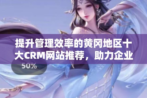 提升管理效率的黄冈地区十大CRM网站推荐，助力企业发展