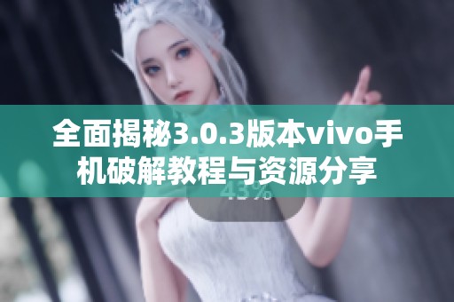 全面揭秘3.0.3版本vivo手机破解教程与资源分享