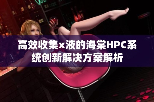 高效收集x液的海棠HPC系统创新解决方案解析