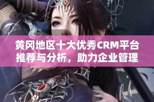 黄冈地区十大优秀CRM平台推荐与分析，助力企业管理升级