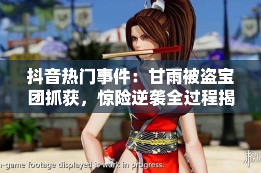 抖音热门事件：甘雨被盗宝团抓获，惊险逆袭全过程揭秘