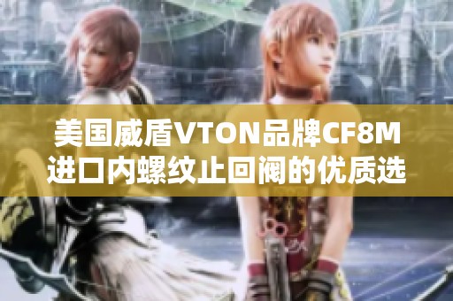 美国威盾VTON品牌CF8M进口内螺纹止回阀的优质选择与产品特点分析