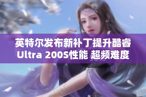 英特尔发布新补丁提升酷睿Ultra 200S性能 超频难度加大但值得期待